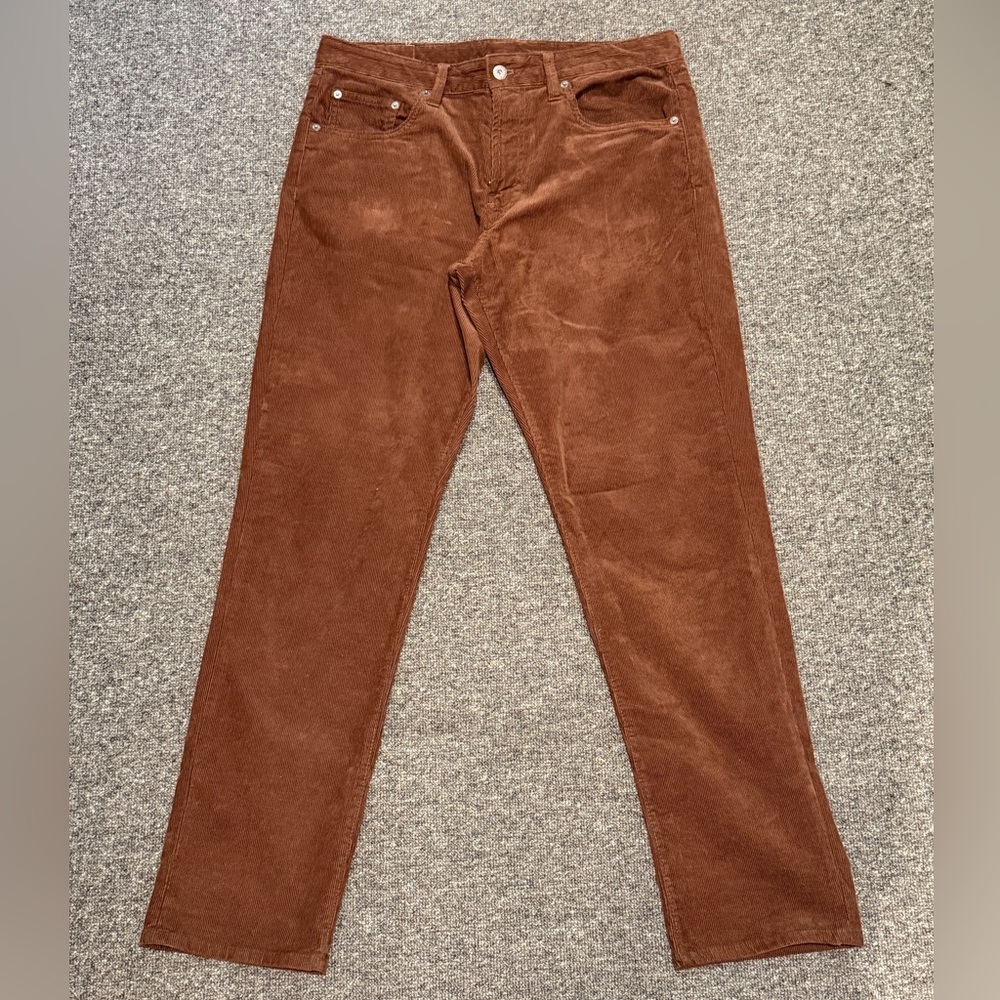 Bonobos Corduroy Brown Pants Straight Leg